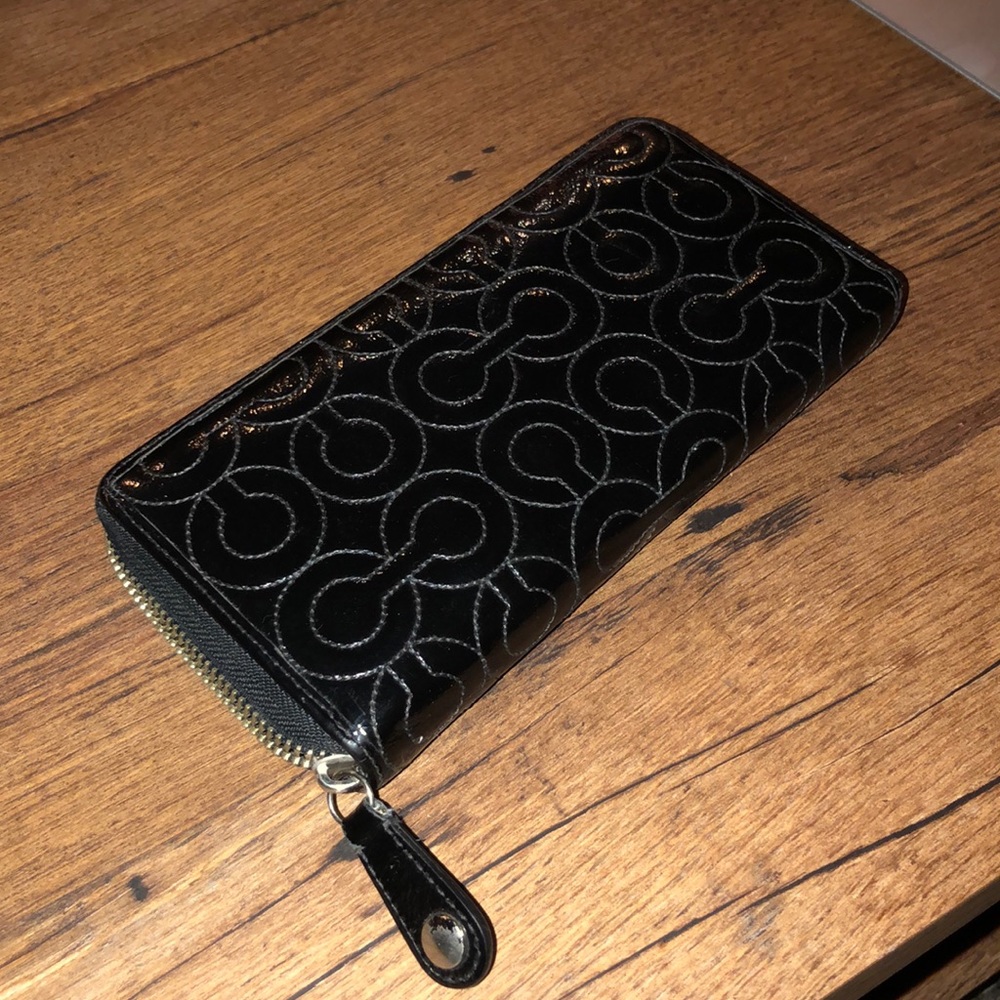 COACH Black full size wallet